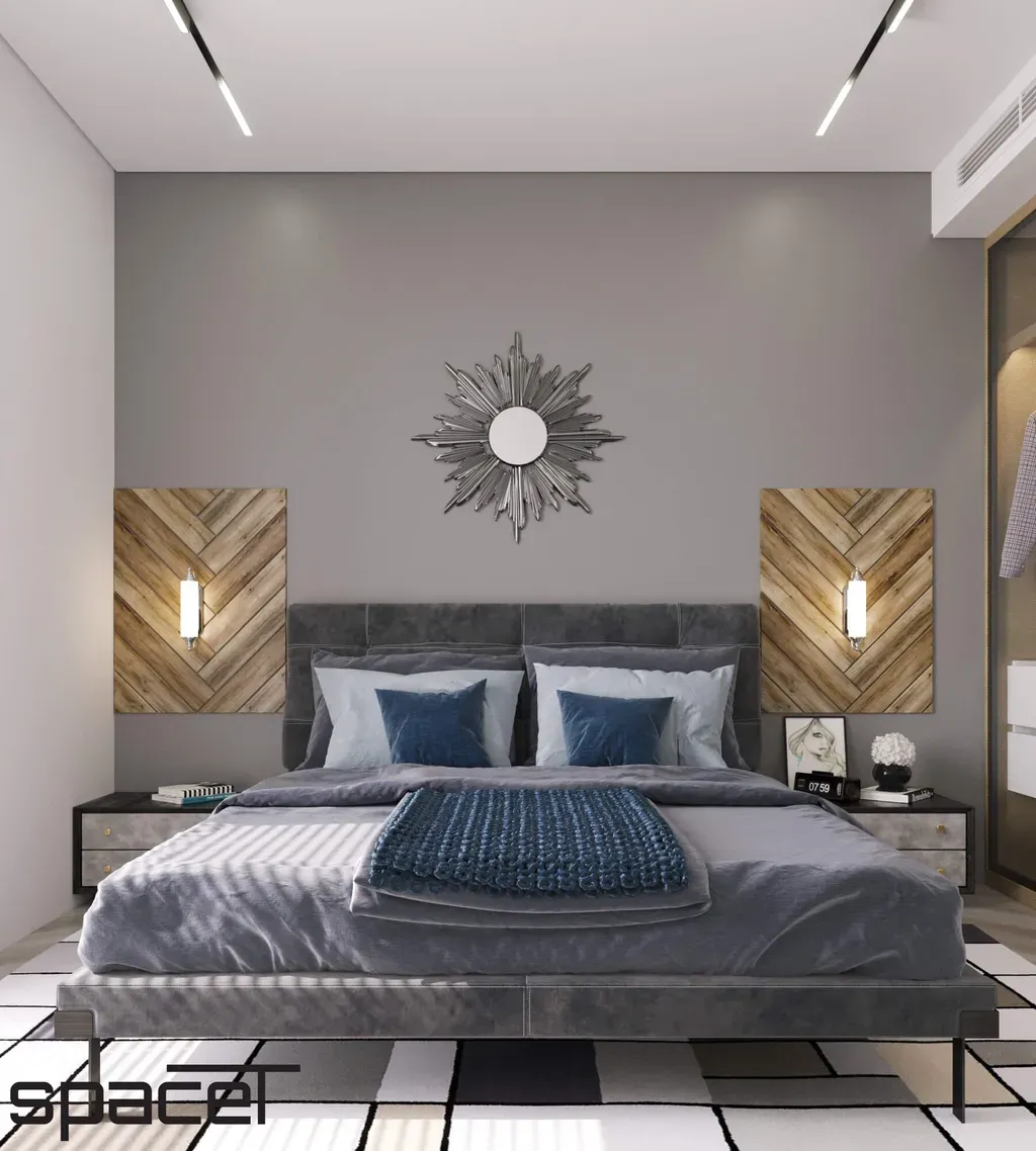 Phòng ngủ - Căn hộ duplex Ricca Quận 9 - Phong cách Modern | Space T