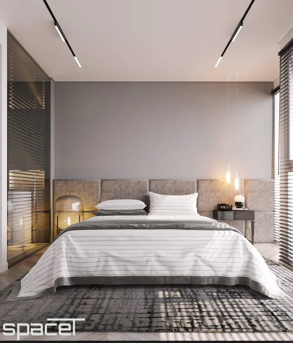 Phòng ngủ - Căn hộ duplex Ricca Quận 9 - Phong cách Modern | Space T