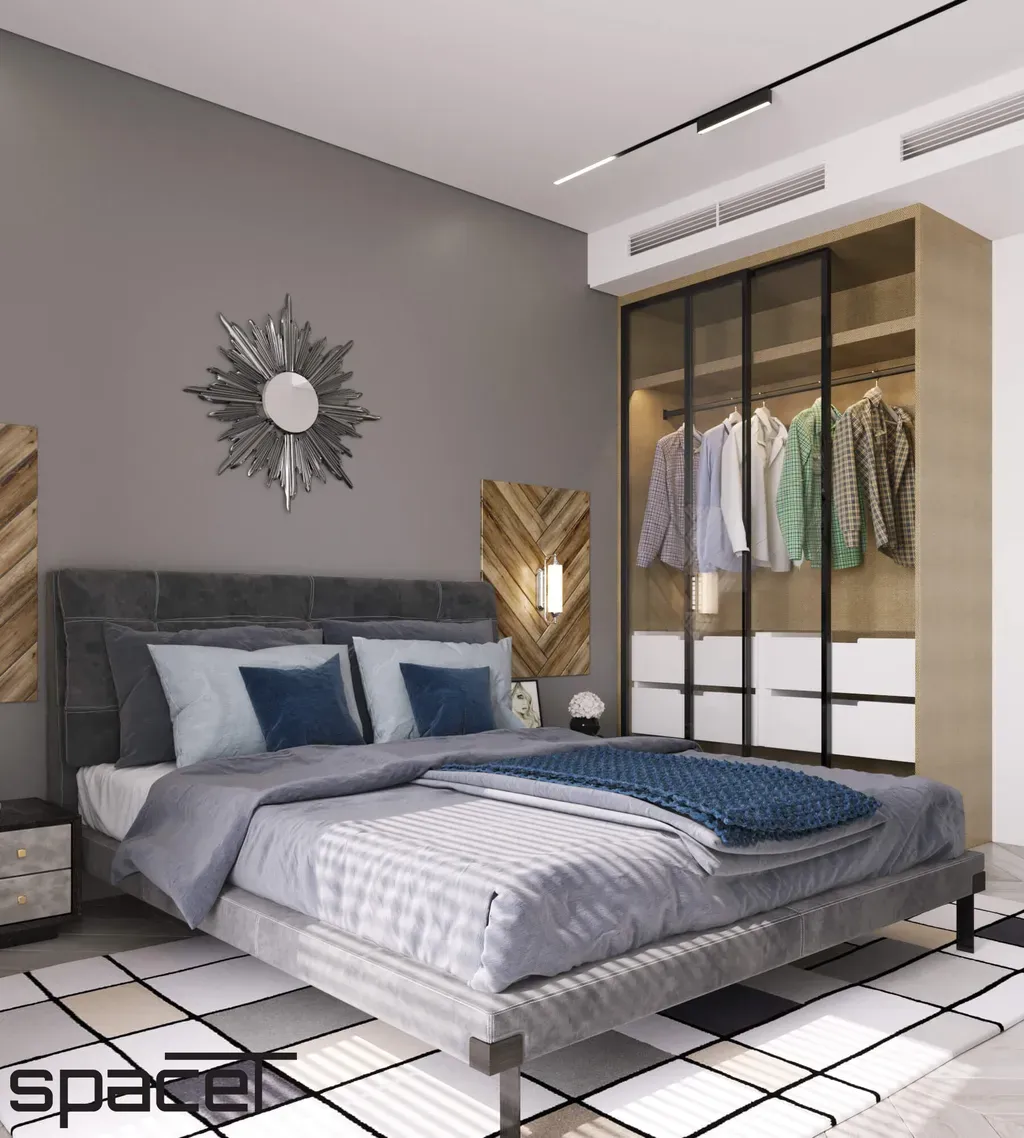 Phòng ngủ - Căn hộ duplex Ricca Quận 9 - Phong cách Modern | Space T