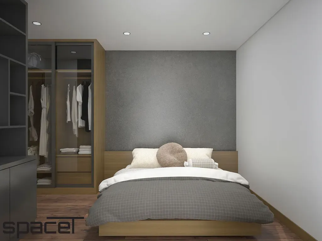 Phòng ngủ - Căn hộ Lavida Plus Quận 7 - Phong cách Modern | Space T