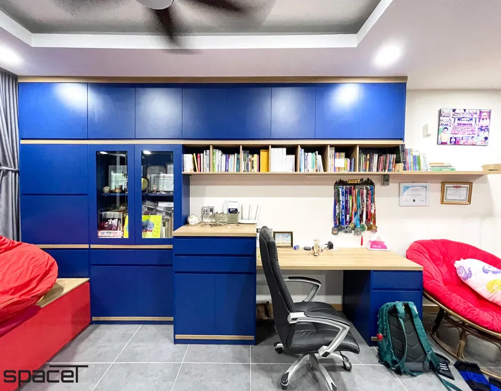 Phòng làm việc - Căn hộ Hoàng Anh Giai Việt Quận 8 - Phong cách Modern | Space T