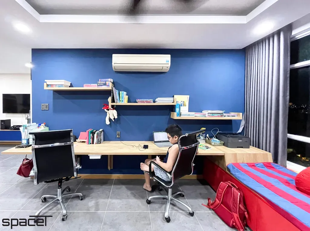 Phòng làm việc - Căn hộ Hoàng Anh Giai Việt Quận 8 - Phong cách Modern | Space T
