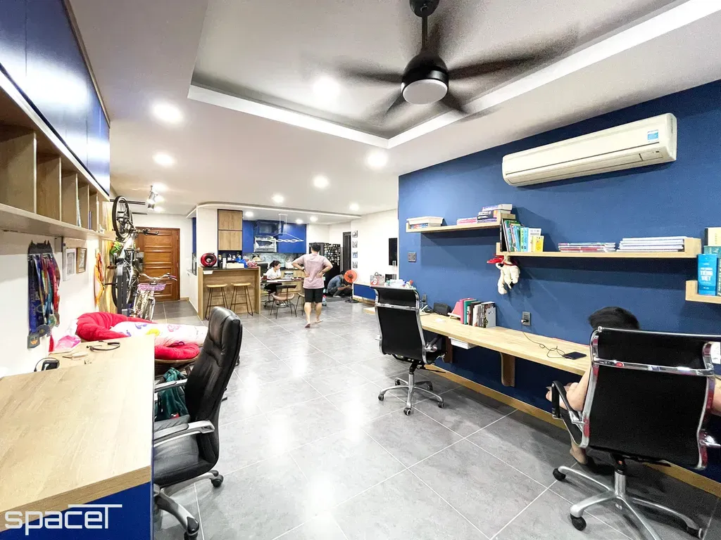 Phòng làm việc - Căn hộ Hoàng Anh Giai Việt Quận 8 - Phong cách Modern | Space T