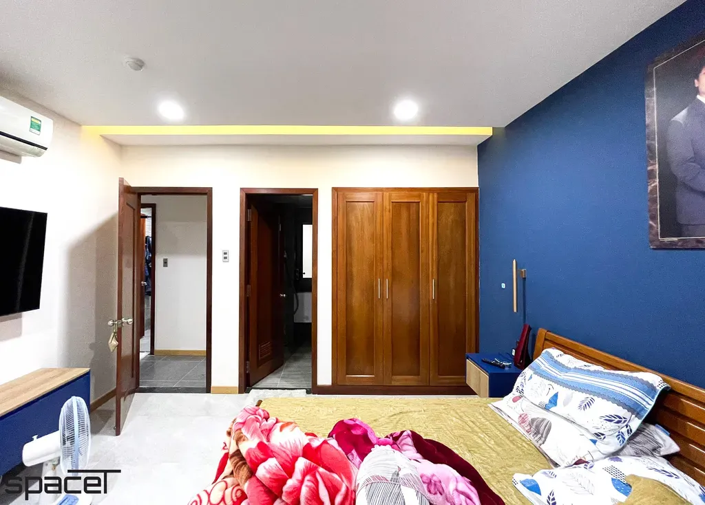 Phòng ngủ - Căn hộ Hoàng Anh Giai Việt Quận 8 - Phong cách Modern | Space T