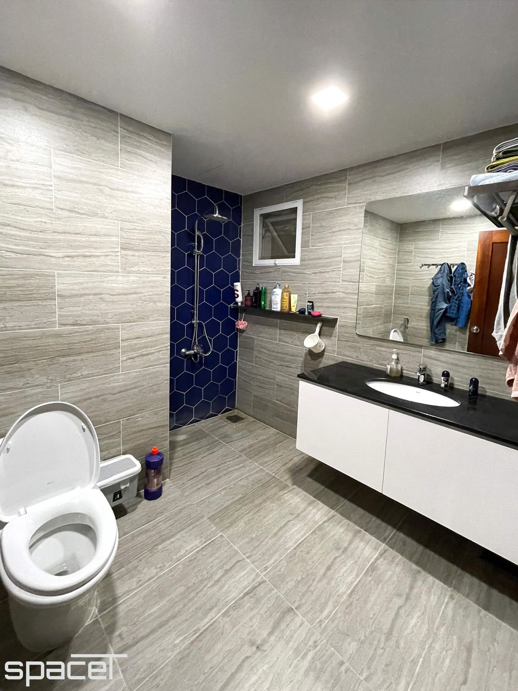 Phòng tắm - Căn hộ Hoàng Anh Giai Việt Quận 8 - Phong cách Modern  | Space T