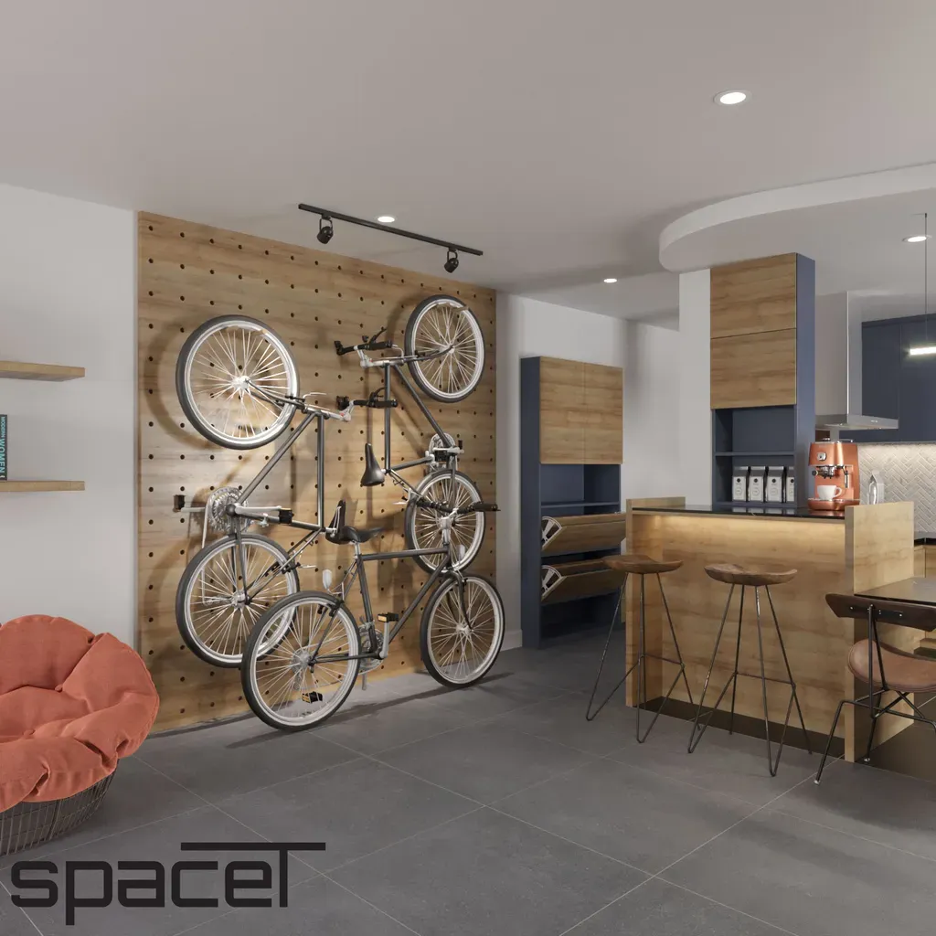 Lối vào - Căn hộ Hoàng Anh Giai Việt Quận 8 85m2 - Phong cách Modern | Space T