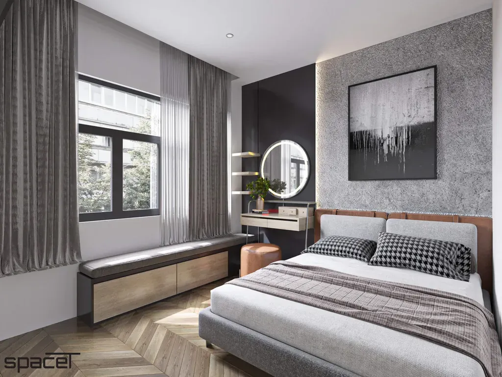 Phòng ngủ - Căn hộ Vĩnh Lộc Quận Bình Tân - Phong cách Modern | Space T