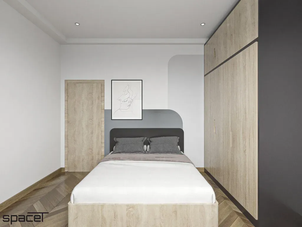 Phòng ngủ - Căn hộ Vĩnh Lộc Quận Bình Tân - Phong cách Modern | Space T