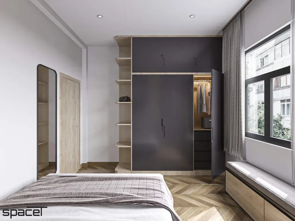 Phòng ngủ - Căn hộ Vĩnh Lộc Quận Bình Tân - Phong cách Modern | Space T