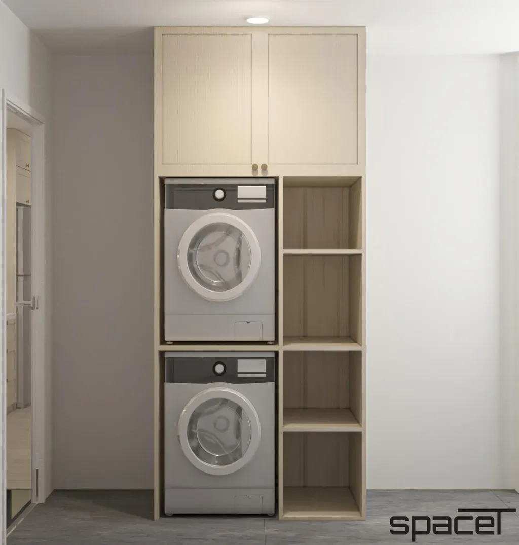 Lô gia - Căn hộ Masteri T5 Thảo Điền 71m2 - Phong cách Color Block + Scandinavian | Space T