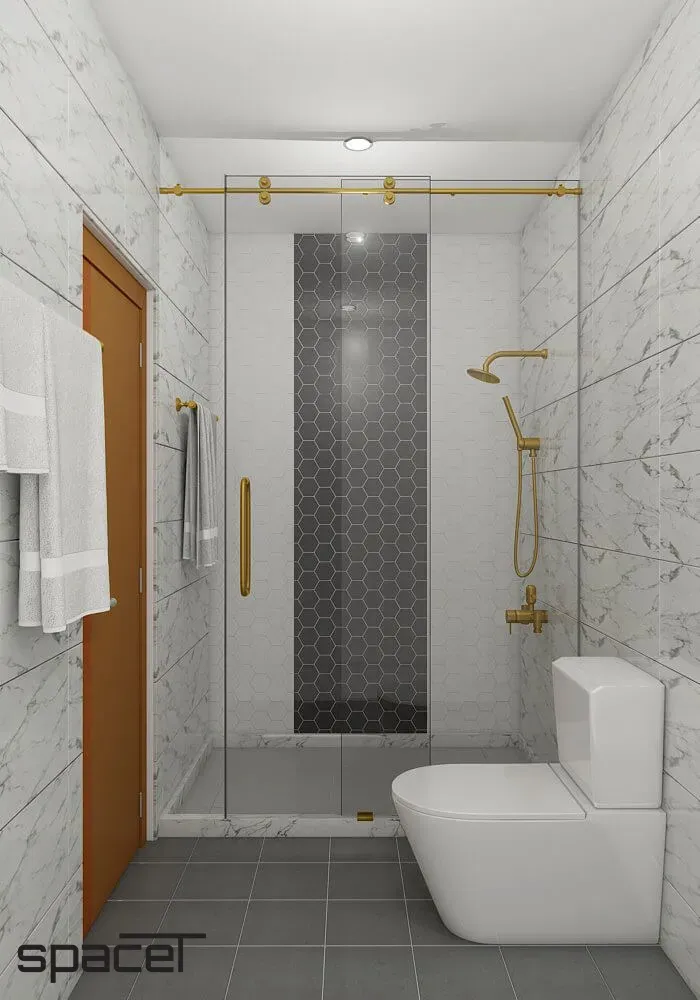 Phòng tắm - Căn hộ Saigon Pearl Bình Thạnh - Phong cách Modern + Minimalist | Space T