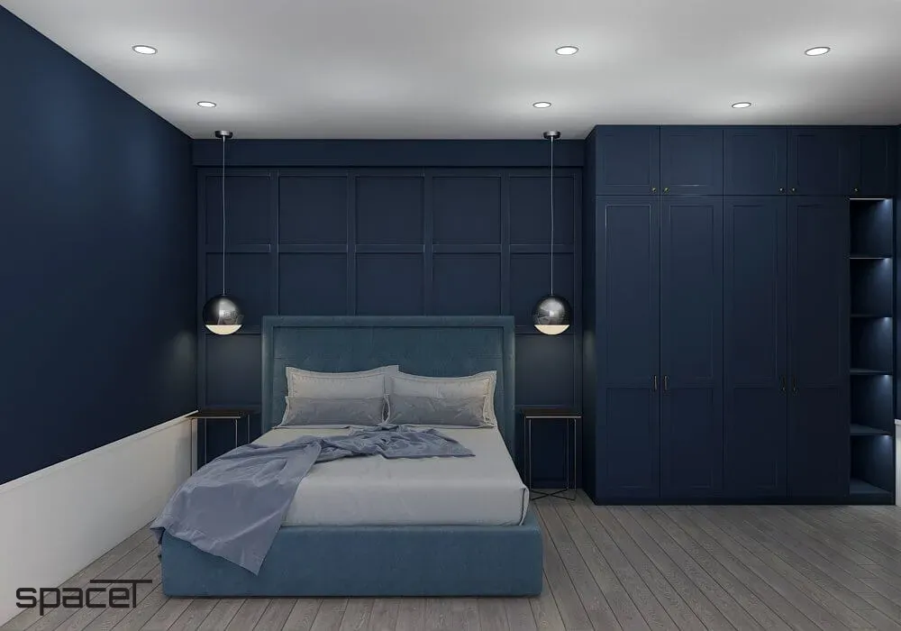 Phòng ngủ - Căn hộ Saigon Pearl Bình Thạnh - Phong cách Modern + Minimalist | Space T