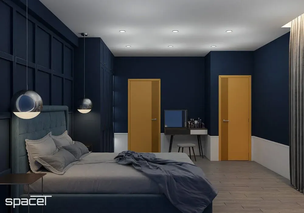 Phòng ngủ - Căn hộ Saigon Pearl Bình Thạnh - Phong cách Modern + Minimalist | Space T