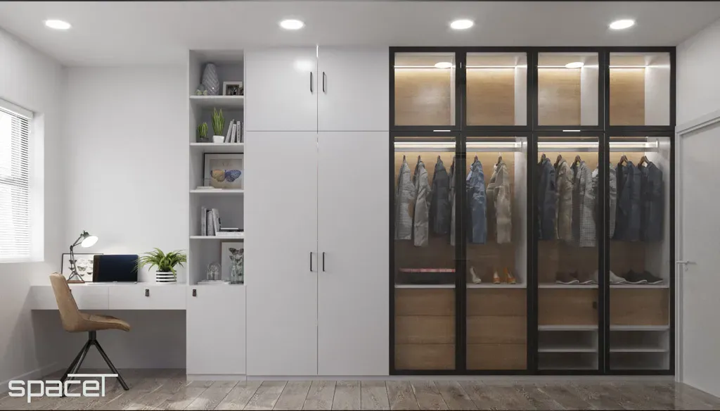 Phòng ngủ - Căn hộ Compass One Bình Dương - Phong cách Modern | Space T