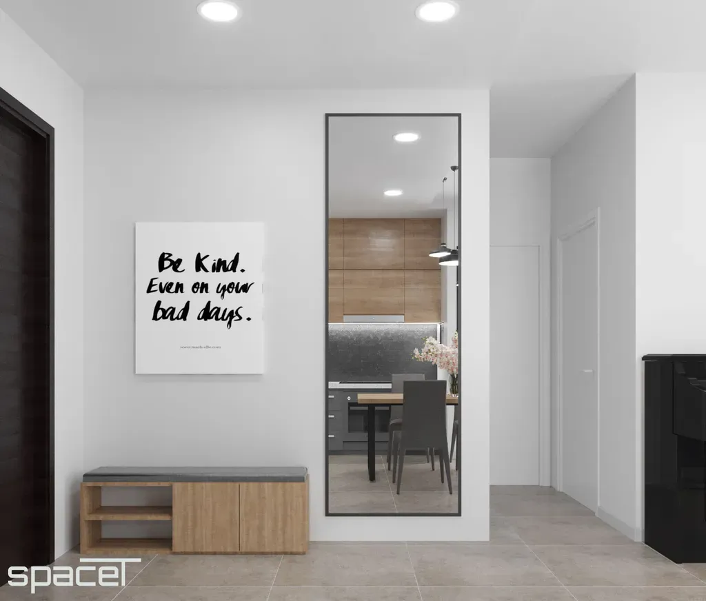 Lối vào - Căn hộ Compass One Bình Dương - Phong cách Modern | Space T