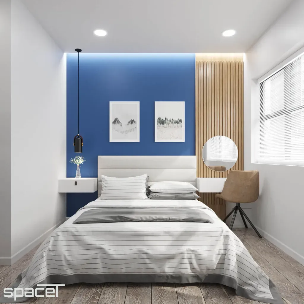 Phòng ngủ - Căn hộ Compass One Bình Dương - Phong cách Modern | Space T