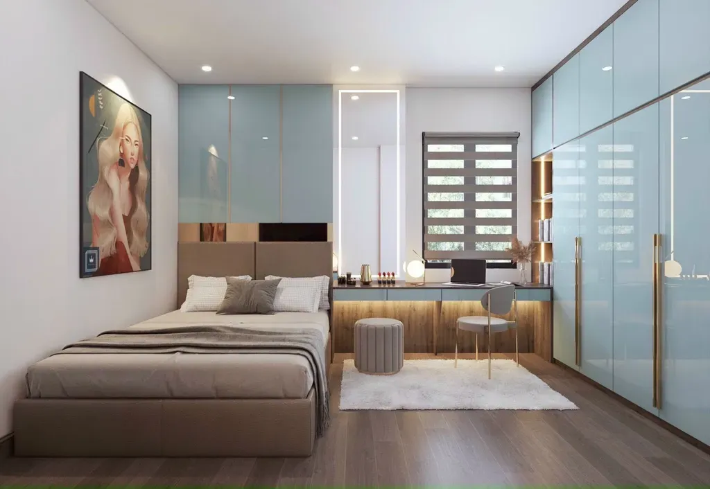 Phòng ngủ - Nhà phố Quận 7 200m2 - Phong cách Modern | Space T