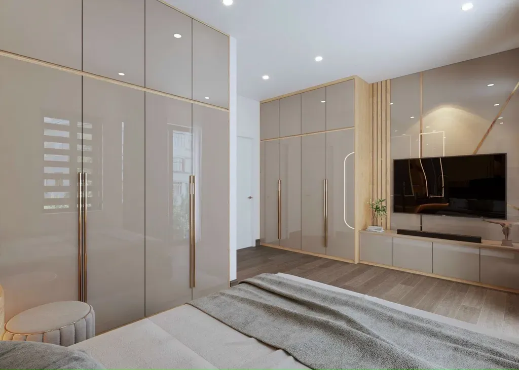 Phòng ngủ - Nhà phố Quận 7 200m2 - Phong cách Modern | Space T