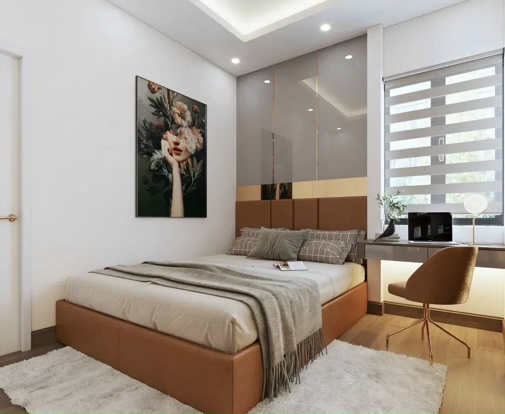 Phòng ngủ - Nhà phố Quận 7 200m2 - Phong cách Modern | Space T