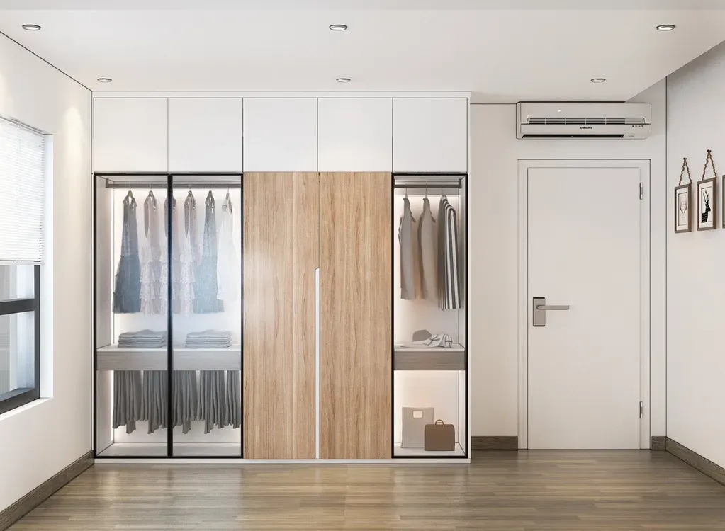 Phòng thay đồ - Căn hộ Masteri Thảo Điền Quận 2 - Phong cách Modern | Space T