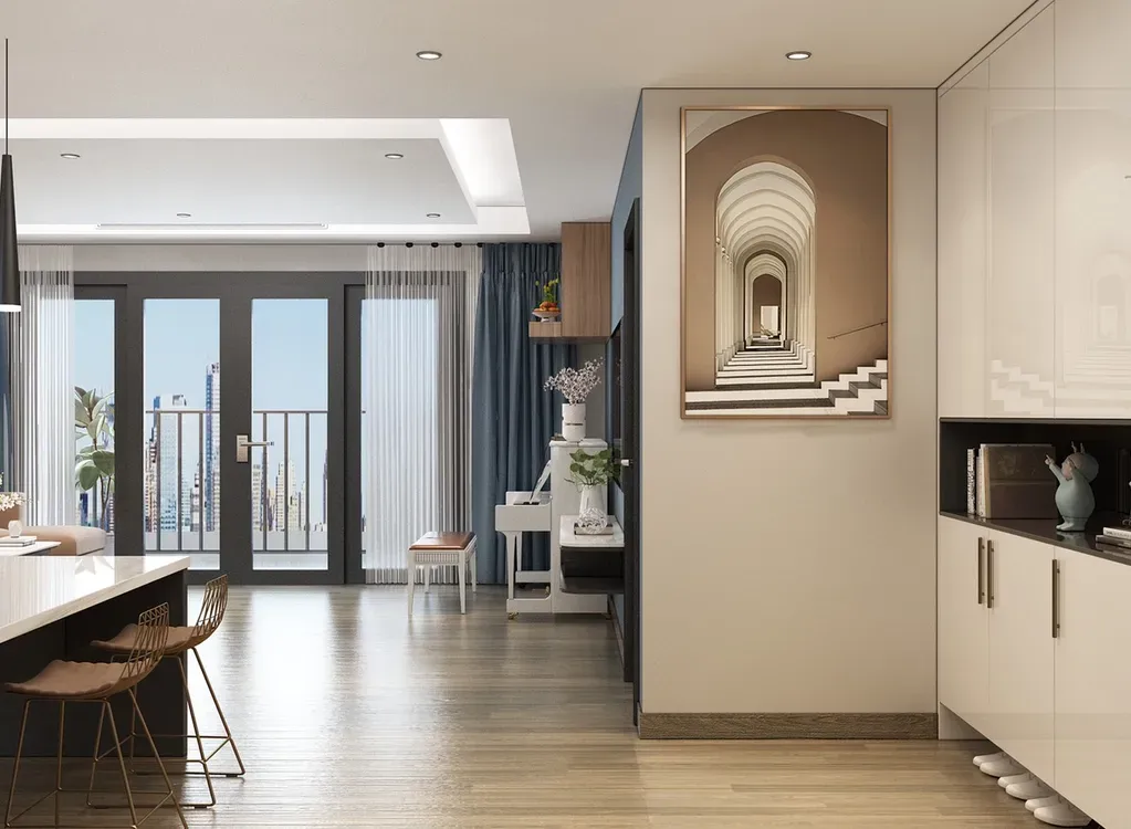 Lối vào - Căn hộ Masteri Thảo Điền Quận 2 - Phong cách Modern | Space T