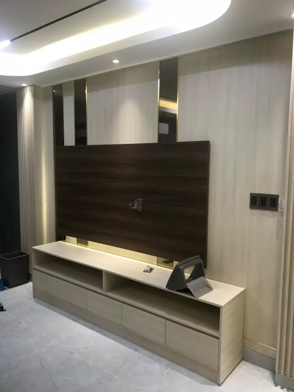 Phòng khách - Nhà phố Nguyễn Thượng Hiền Q. Bình Thạnh - Phong cách Modern | Space T