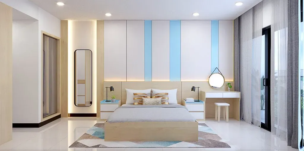 Phòng ngủ - Căn hộ CSJ Tower Vũng Tàu - Phong cách Scandinavian + Modern | Space T