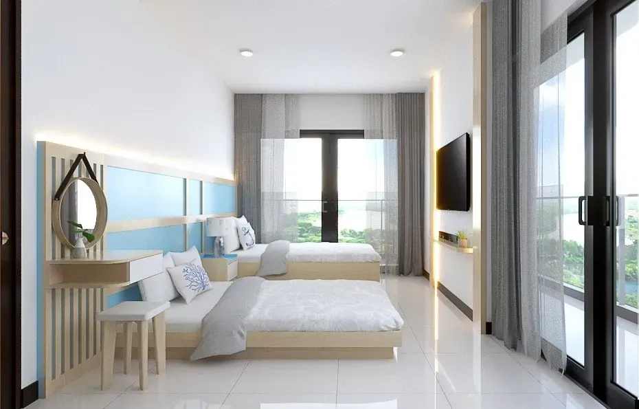 Phòng ngủ - Căn hộ CSJ Tower Vũng Tàu - Phong cách Scandinavian + Modern | Space T