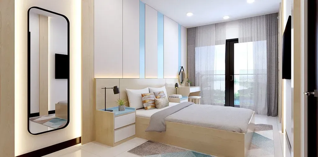Phòng ngủ - Căn hộ CSJ Tower Vũng Tàu - Phong cách Scandinavian + Modern | Space T