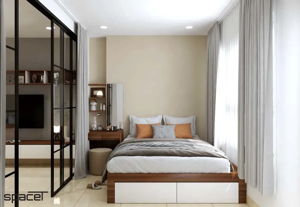 Phòng ngủ - Căn hộ Sunrise City Quận 7 - Phong cách Modern | Space T