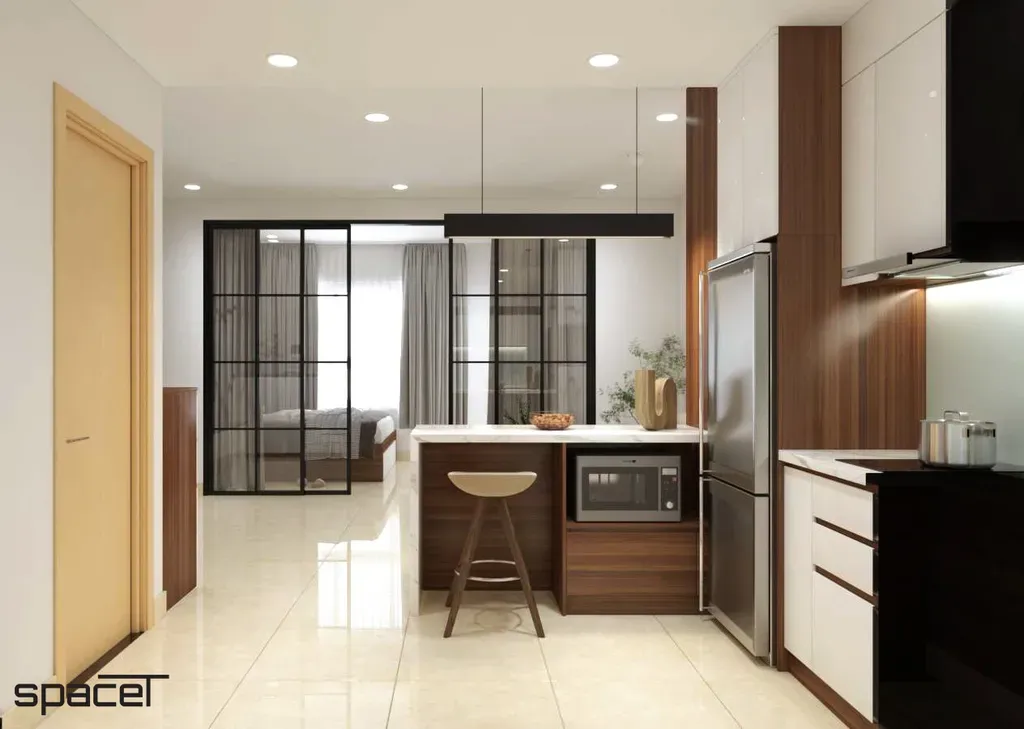 Phòng bếp - Căn hộ Sunrise City Quận 7 - Phong cách Modern | Space T