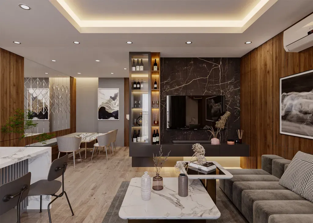 Căn hộ chung cư Hà Đô Nguyễn Văn Công - Phong cách Modern | Space T