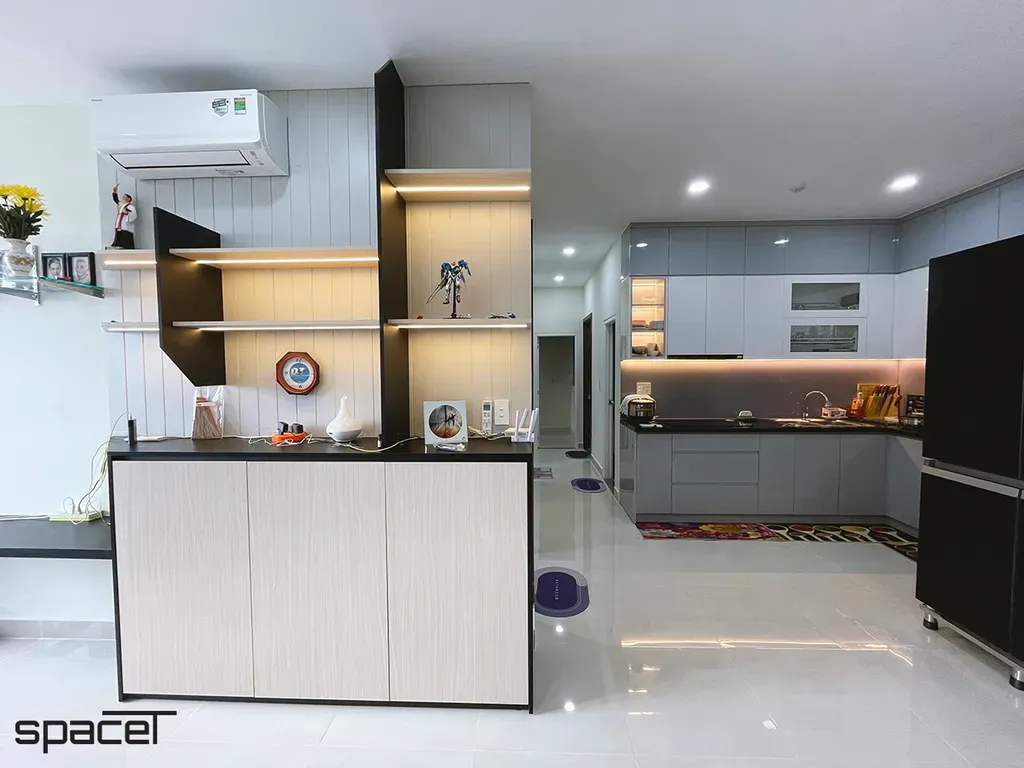 Phòng bếp - Căn hộ Topaz Elite - Phong cách Modern | Space T