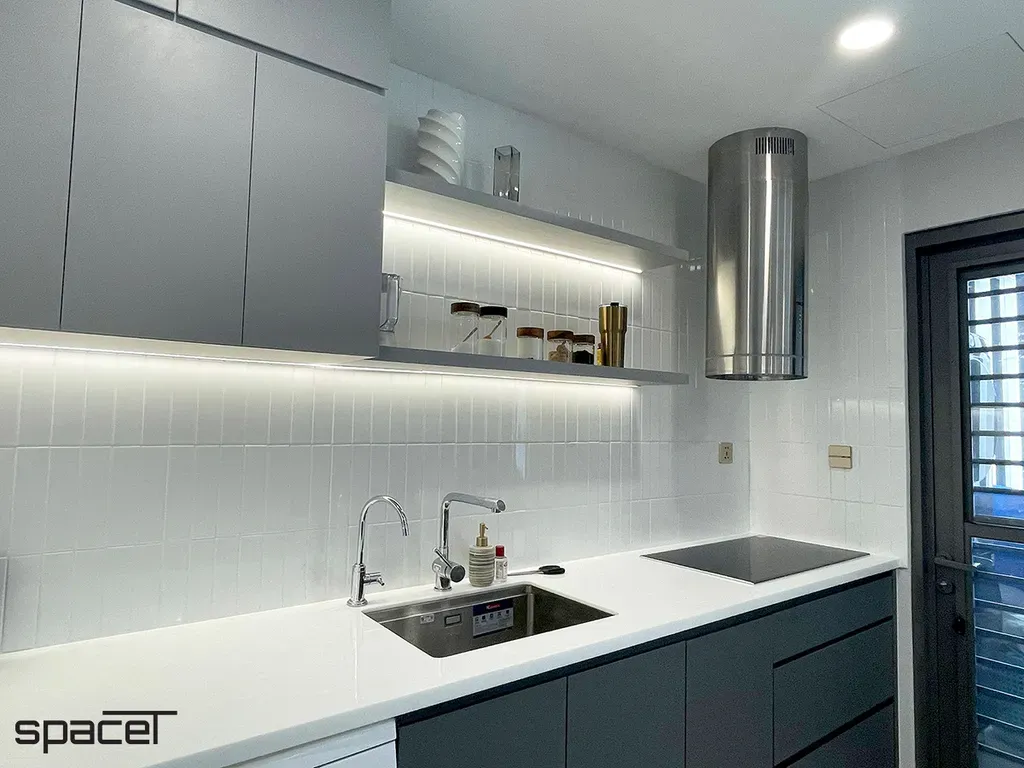 Phòng bếp - Căn hộ The Ascentia Phú Mỹ Hưng - Phong cách Modern | Space T
