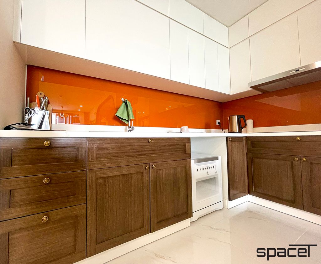 Phòng bếp - Căn hộ Sunwah Pearl Golden House - Phong cách Indochine  | Space T