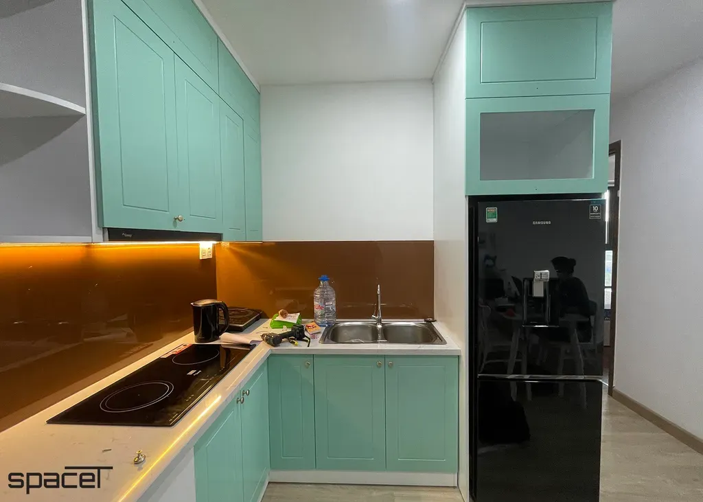 Phòng bếp - Căn hộ Centana - Phong cách Scandinavian + Modern | Space T