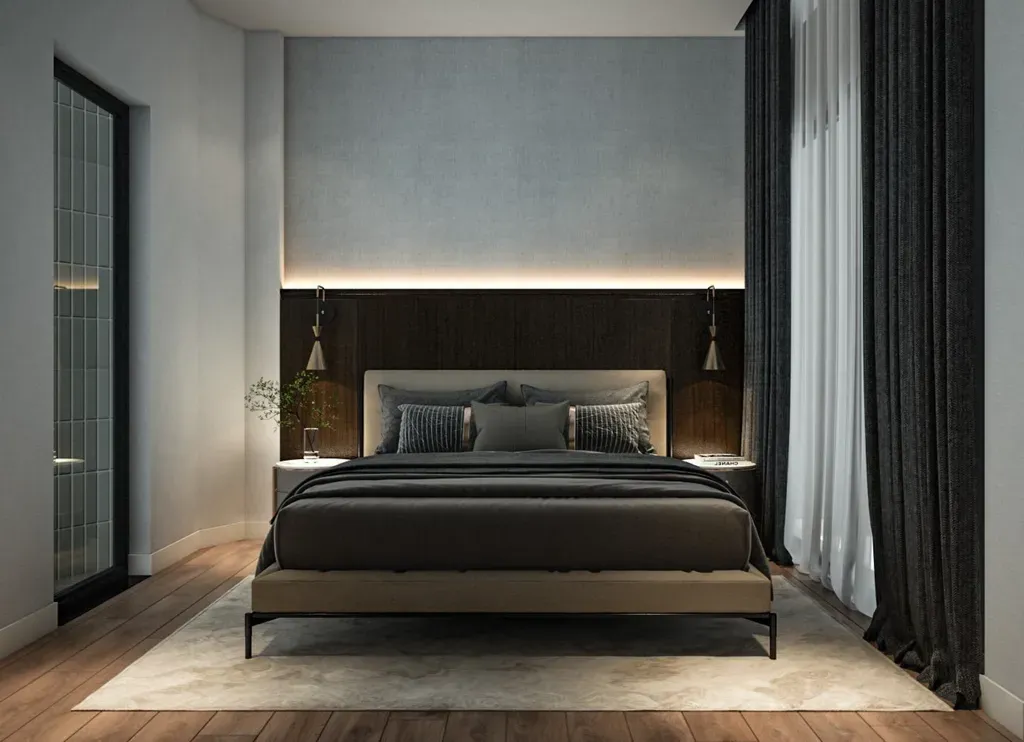 Phòng ngủ - Nhà phố đường Phạm Văn Bạch - Phong cách Modern | Space T