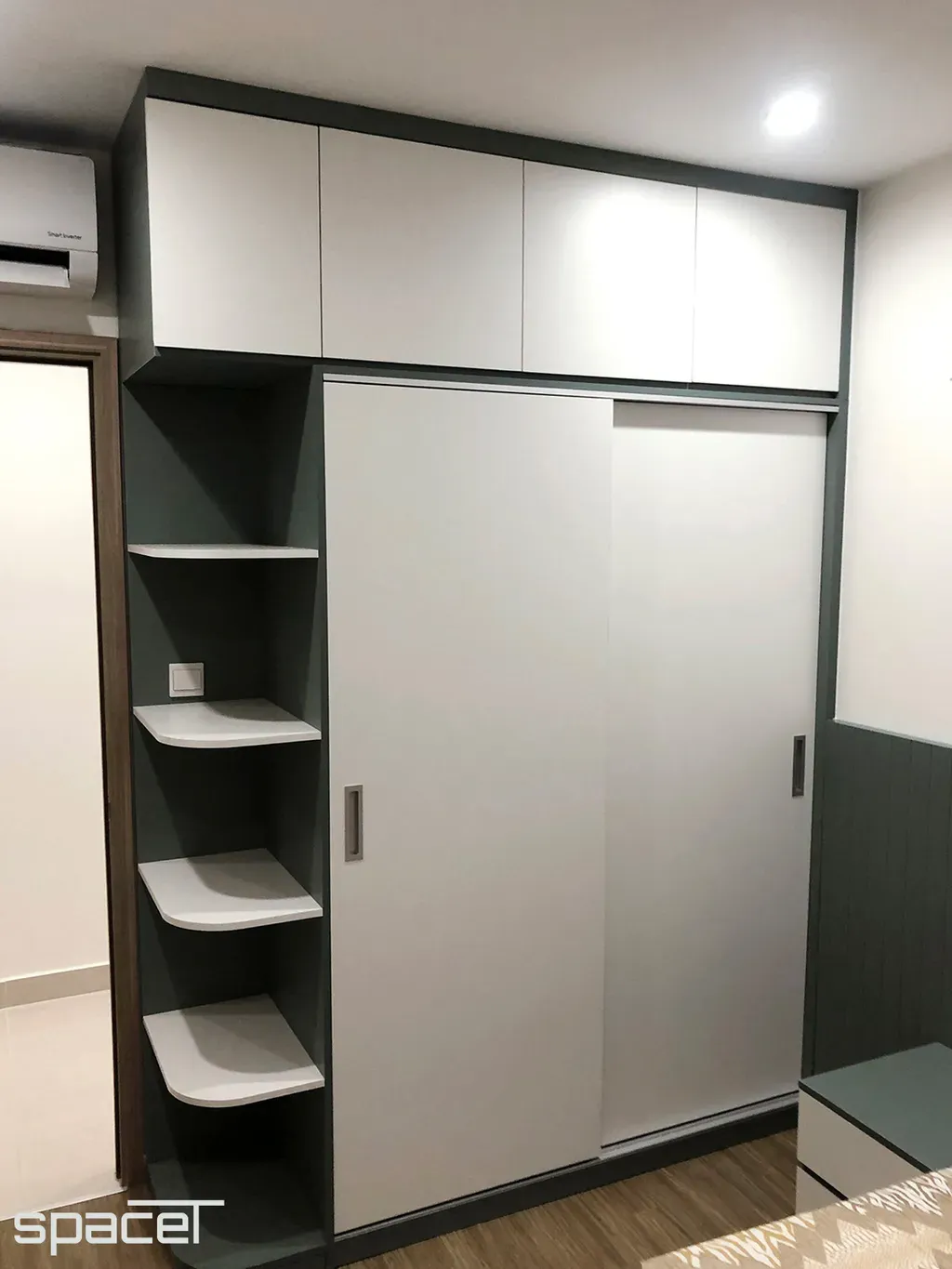 Phòng ngủ - Căn hộ 3PN The Origami (Vinhomes) - Phong cách Modern | Space T