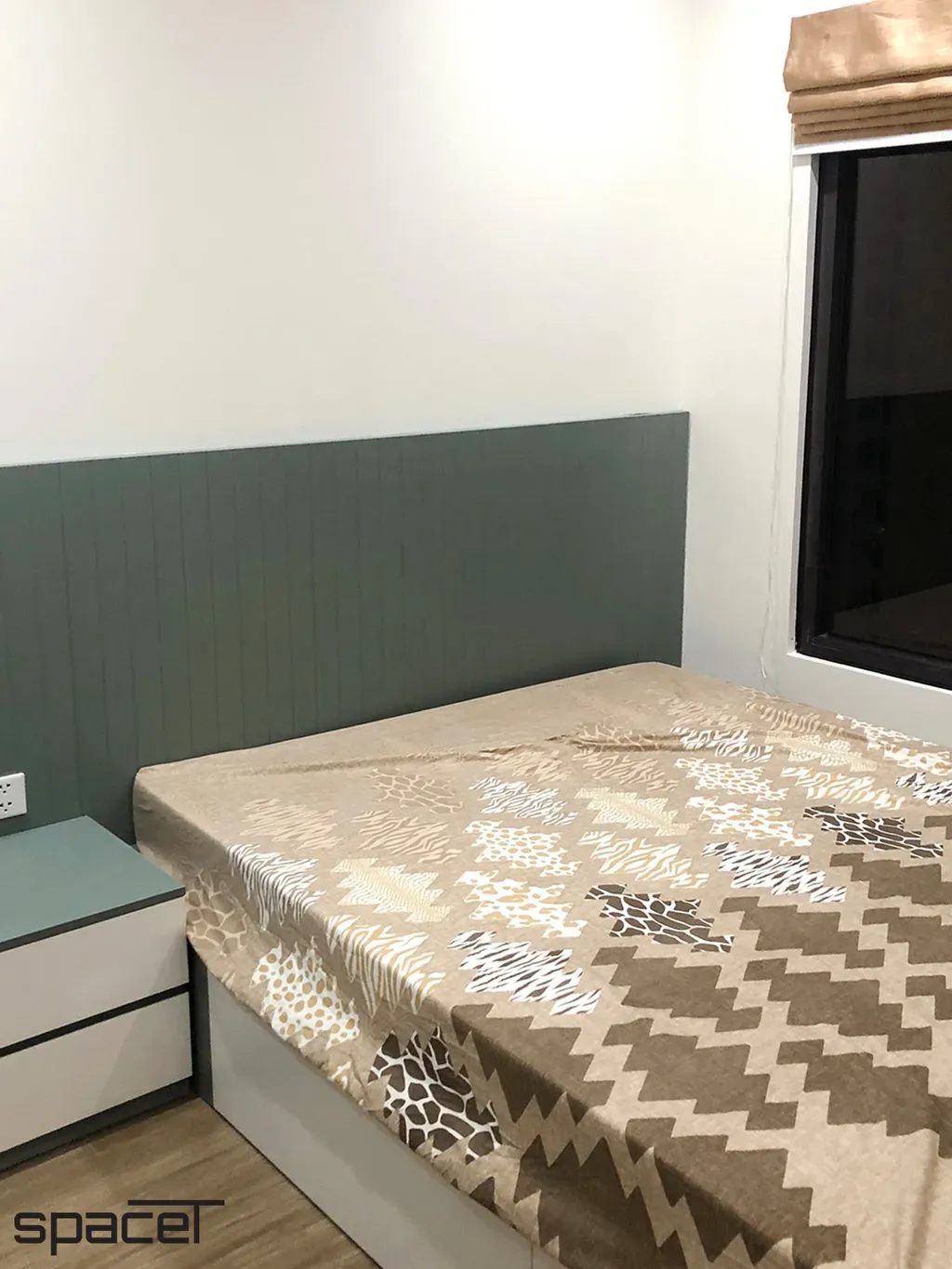 Phòng ngủ - Căn hộ 3PN The Origami (Vinhomes) - Phong cách Modern | Space T
