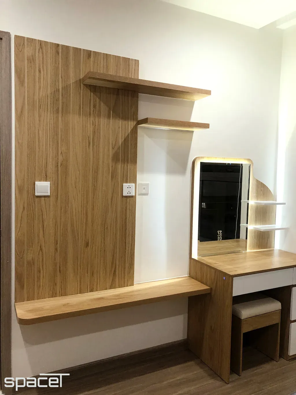 Phòng ngủ - Căn hộ 3PN The Origami (Vinhomes) - Phong cách Modern | Space T