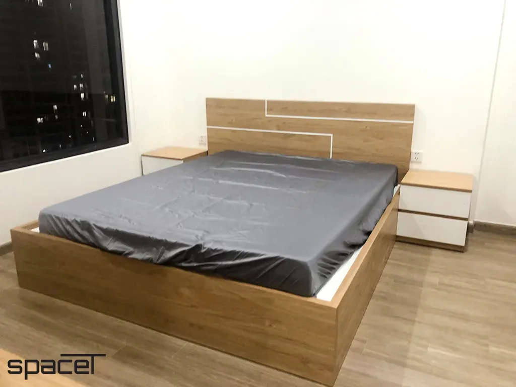Phòng ngủ - Căn hộ 3PN The Origami (Vinhomes) - Phong cách Modern | Space T