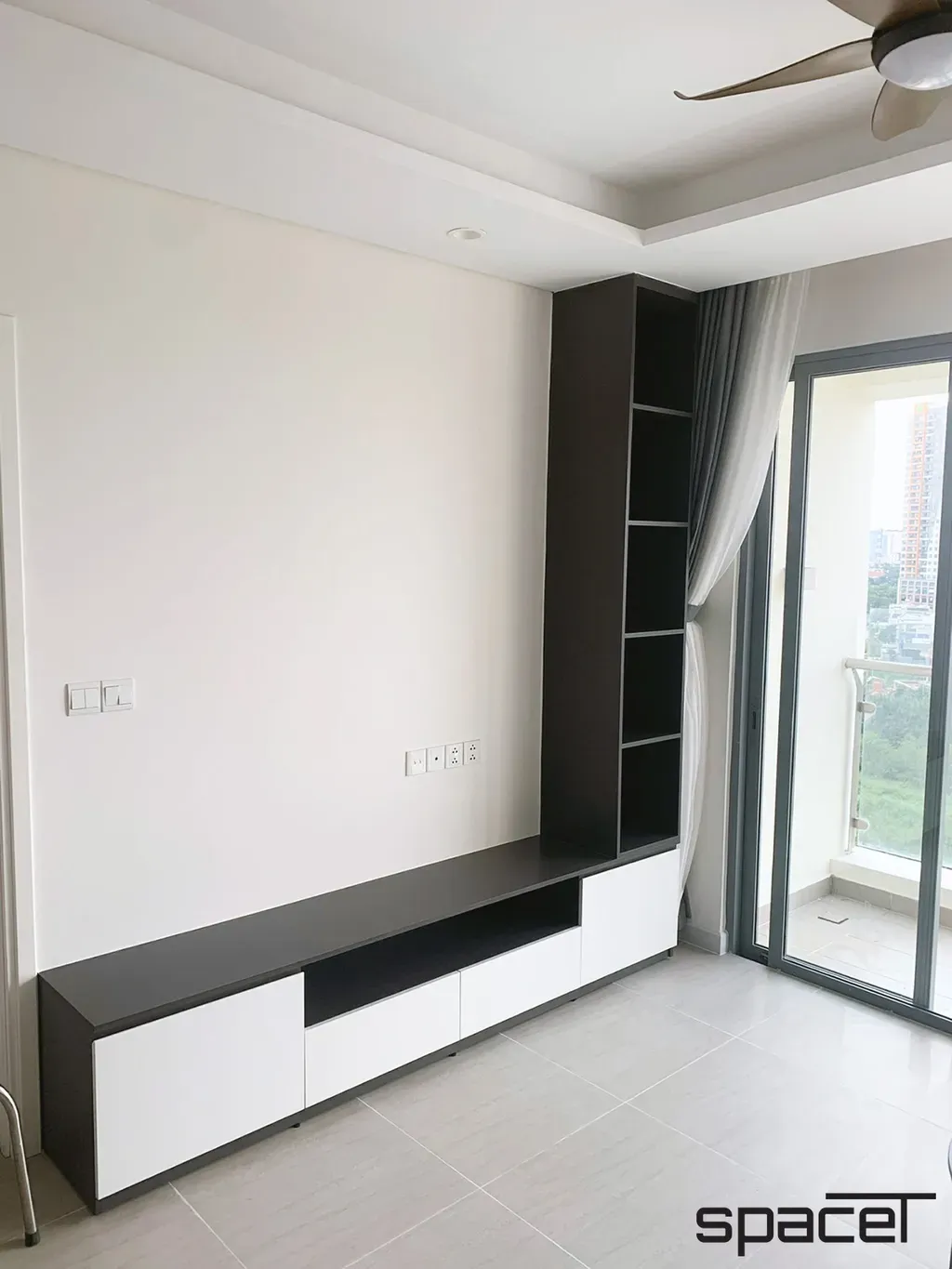 Phòng khách - Căn hộ Canary (Diamond Island Quận 2) - Phong cách Modern | Space T