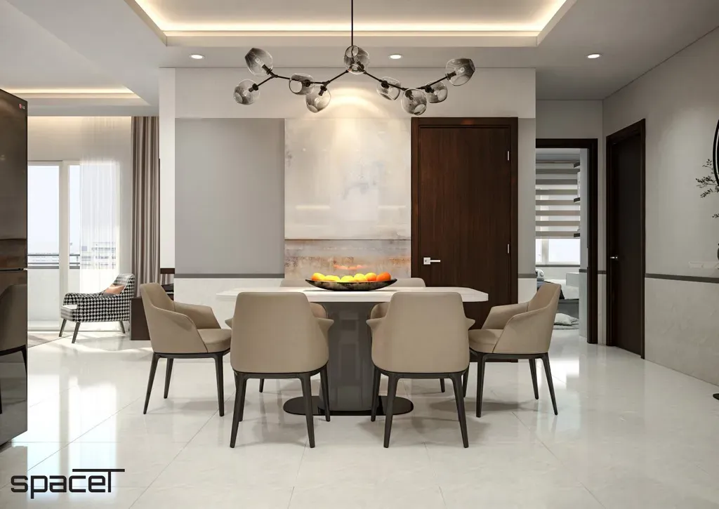 Phòng ăn - Căn hộ chung cư Orient Apartment - Phong cách Modern | Space T