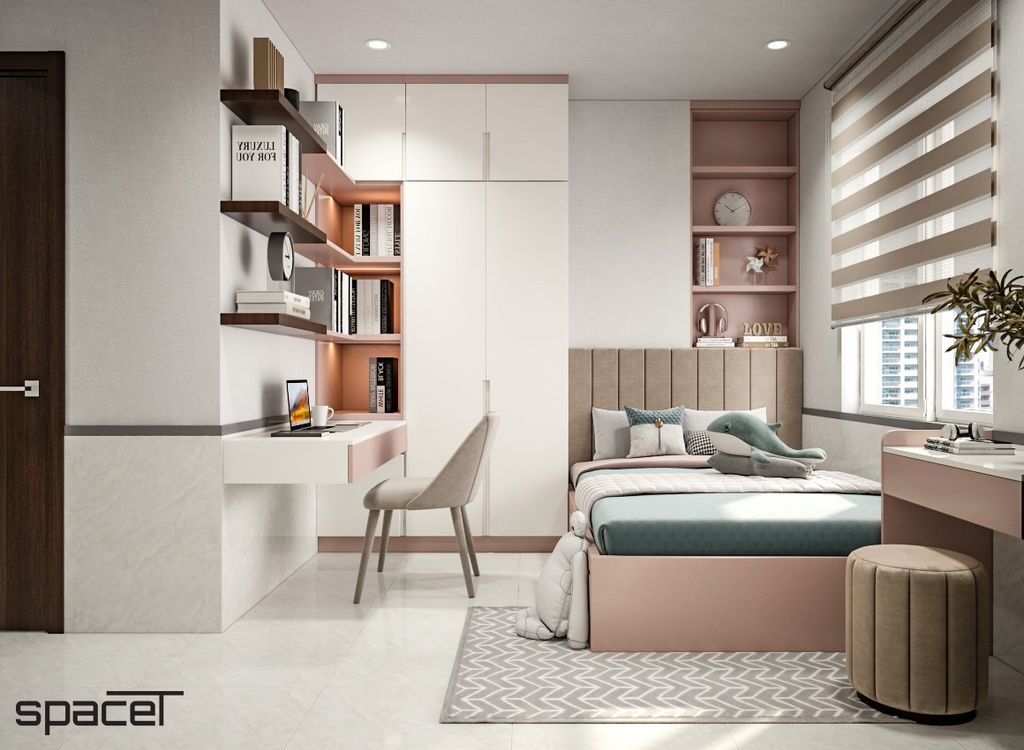 Phòng cho bé - Căn hộ chung cư Orient Apartment - Phong cách Modern  | Space T