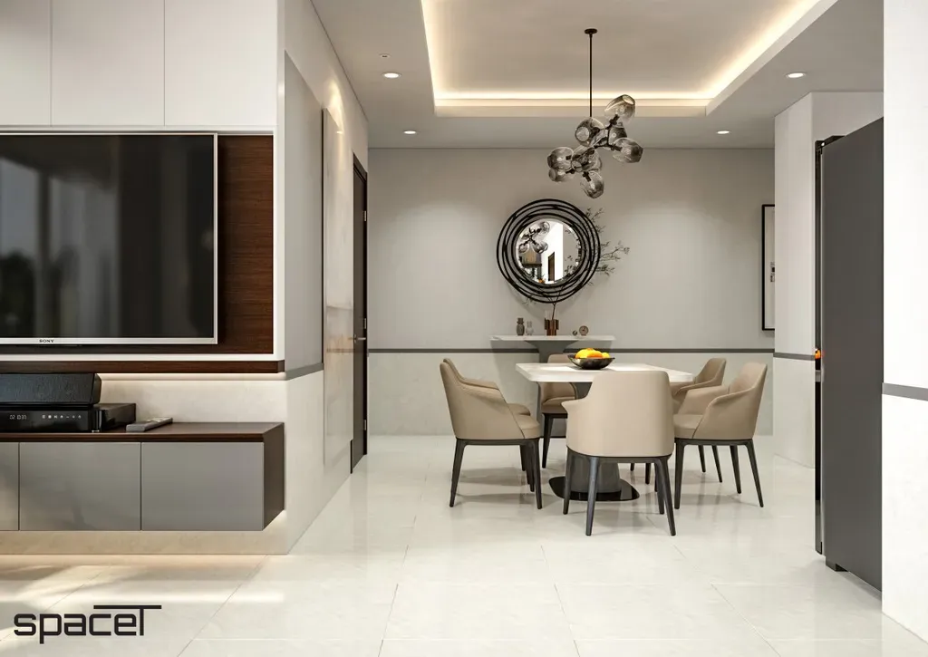 Phòng ăn - Căn hộ chung cư Orient Apartment - Phong cách Modern | Space T
