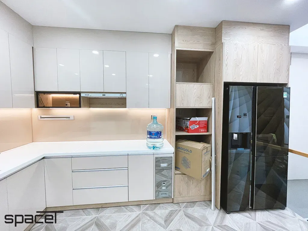 Phòng bếp - Nhà phố 114m2 Quận 10 - Phong cách Modern | Space T