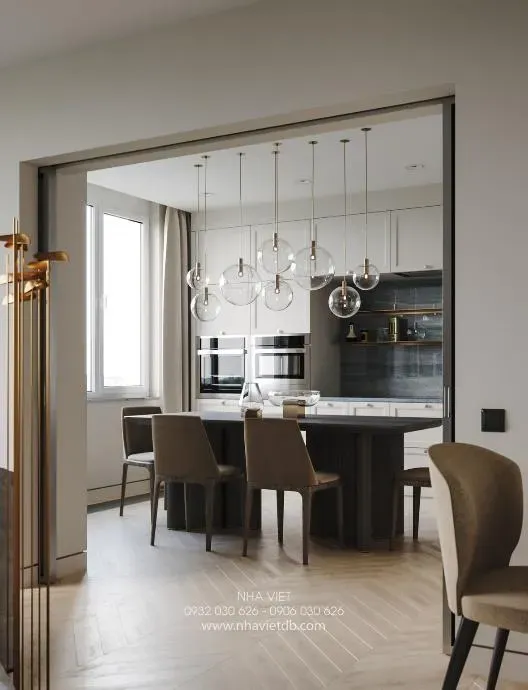 Phòng ăn - Căn hộ Vinhomes Golden River - Phong cách Modern | Space T