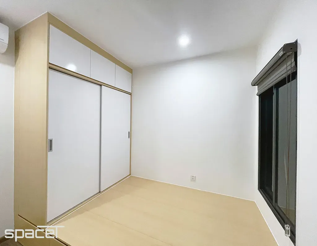 Phòng ngủ - Căn hộ 40m2 The Origami (Vinhomes) - Phong cách Japandi | Space T