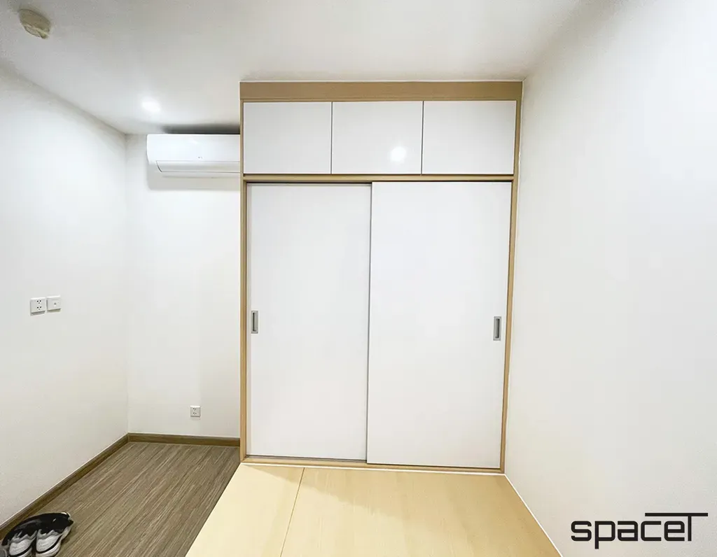 Phòng ngủ - Căn hộ 40m2 The Origami (Vinhomes) - Phong cách Japandi | Space T