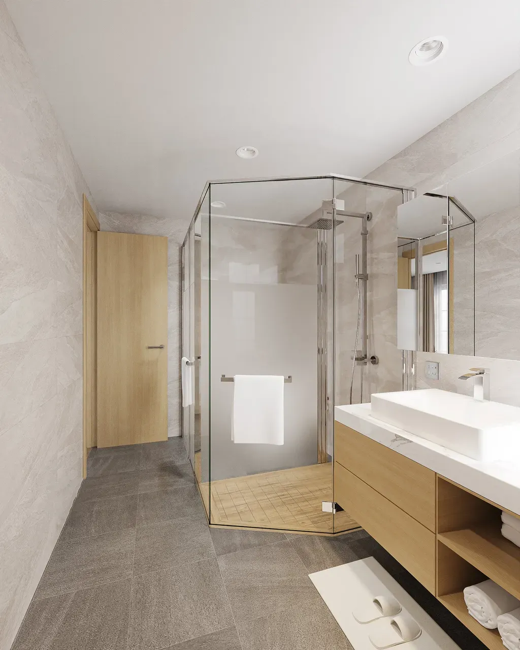 Phòng tắm - Nhà phố liền kề NovaWorld Phan Thiết - Phong cách Japandi | Space T